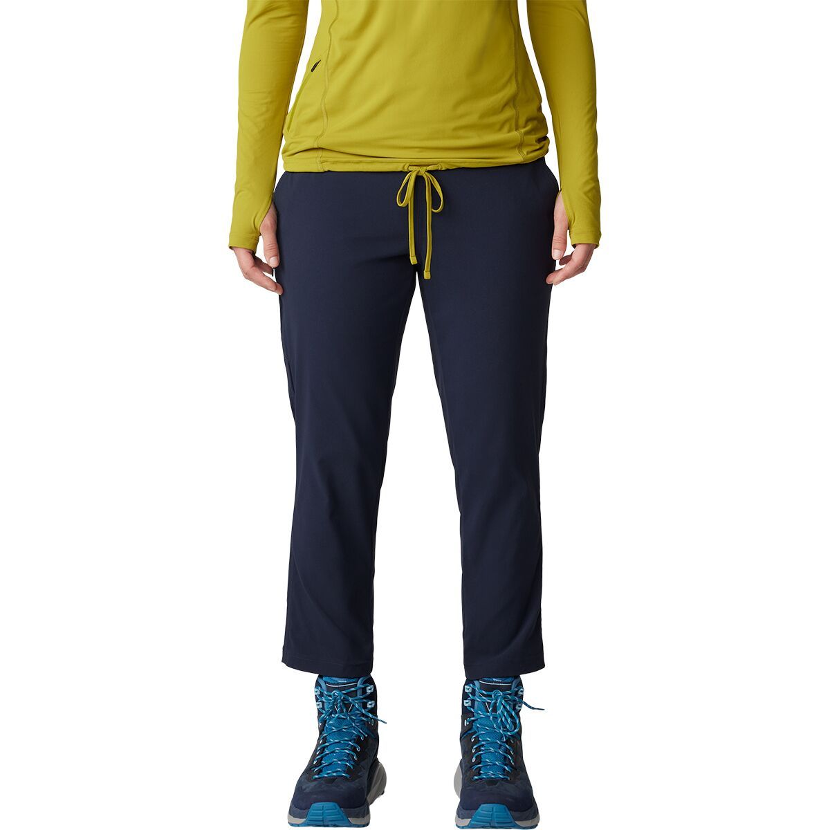 Image of Mountain Hardwear Dynama Crop Pant - Women's Abyss, XS/Reg