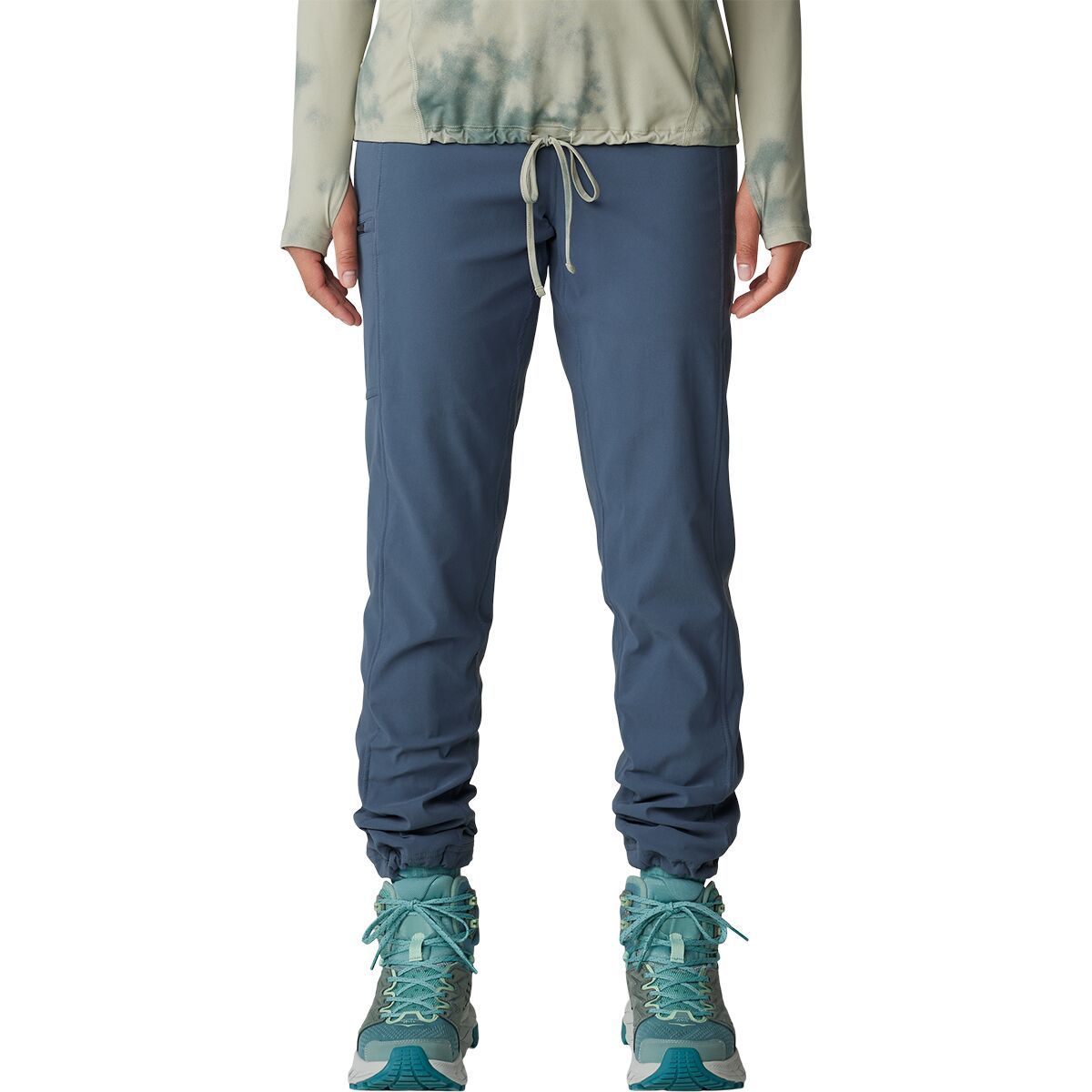 Mountain Hardwear Dynama High Rise Lined Pant - Women's Montauk Blue, M/Reg