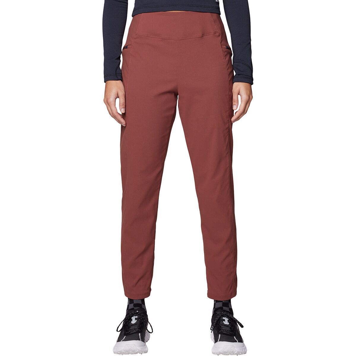 Image of Mountain Hardwear Dynama High Rise Pant - Women's Bourbon Brown, M/Reg