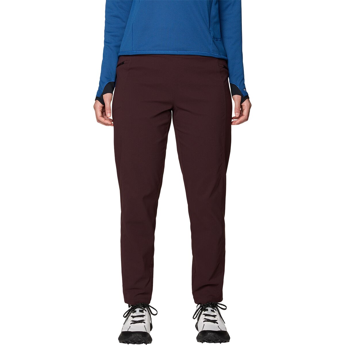 Image of Mountain Hardwear Dynama High Rise Pant - Women's Deep Mulberry, S/Reg