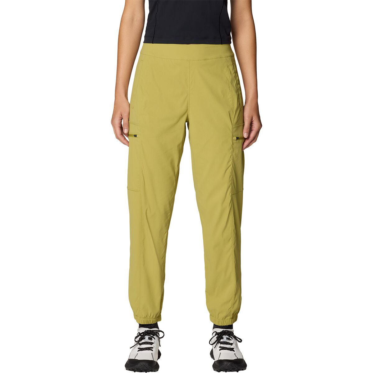 Image of Mountain Hardwear Dynama High Rise Utility Jogger - Women's Bright Fatigue, M/Reg