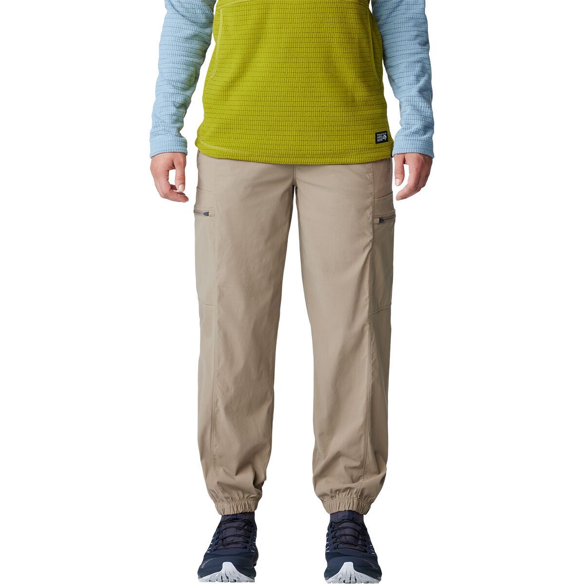 Image of Mountain Hardwear Dynama High Rise Utility Jogger - Women's Khaki, L/Reg