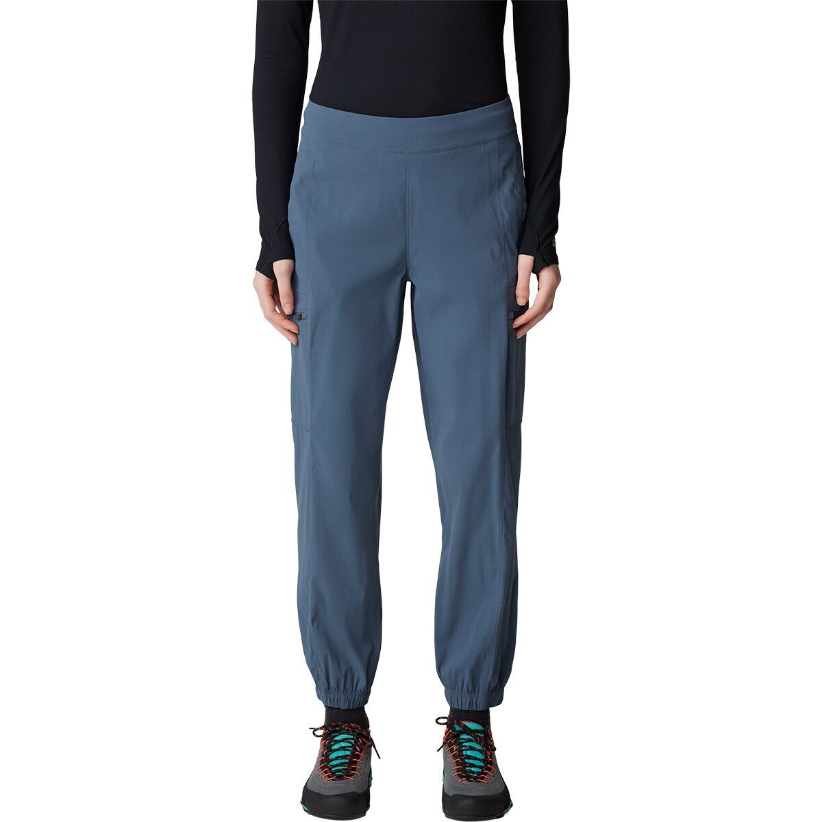 Image of Mountain Hardwear Dynama High Rise Utility Jogger - Women's Montauk Blue, L/Reg