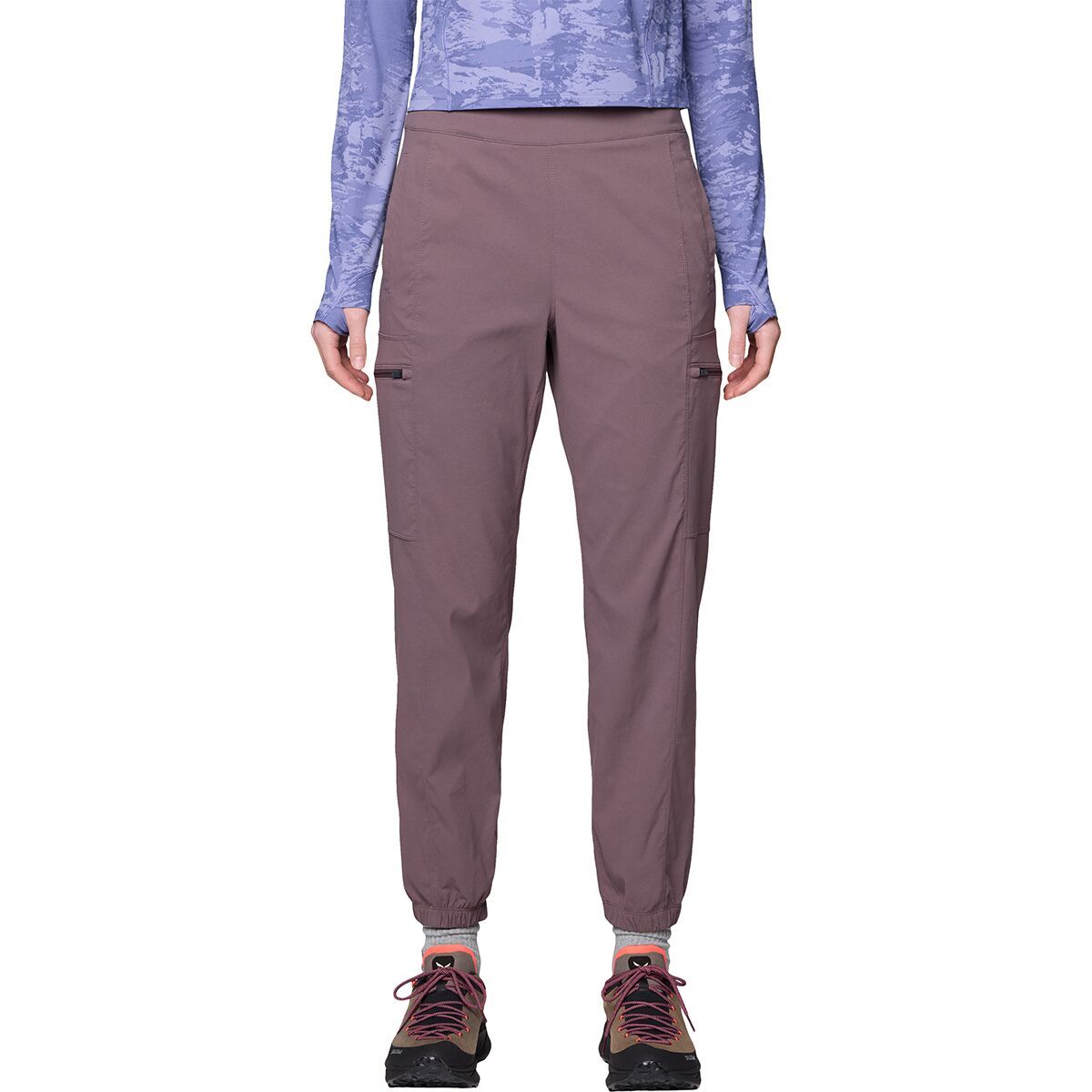 Image of Mountain Hardwear Dynama High Rise Utility Jogger - Women's Purple Sage, S/Reg