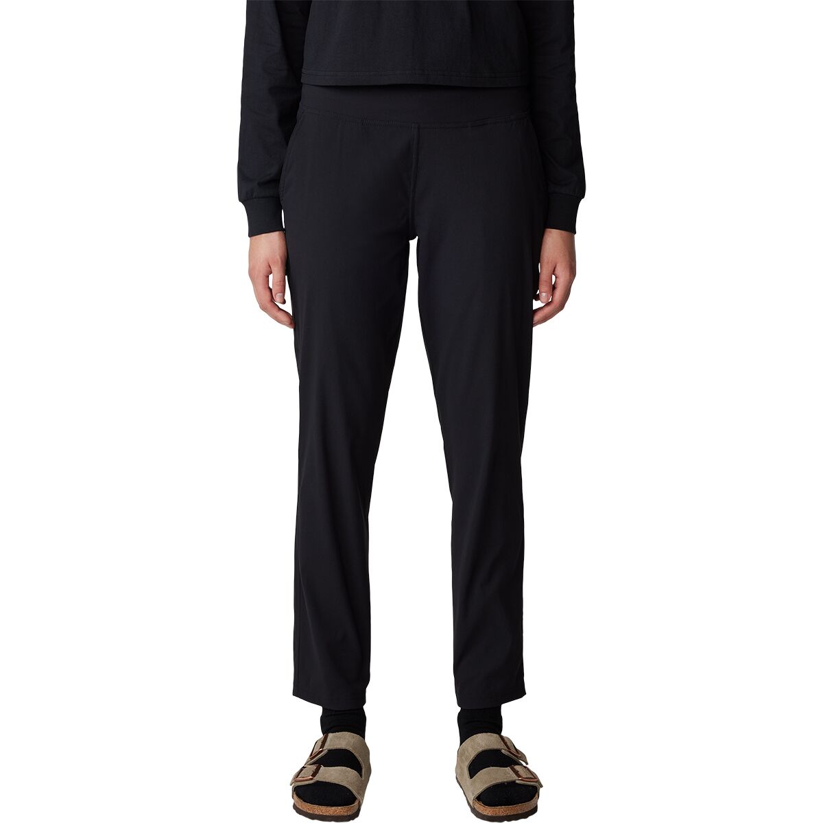 Image of Mountain Hardwear Dynama Ankle Pant - Women's Black, XL/Reg