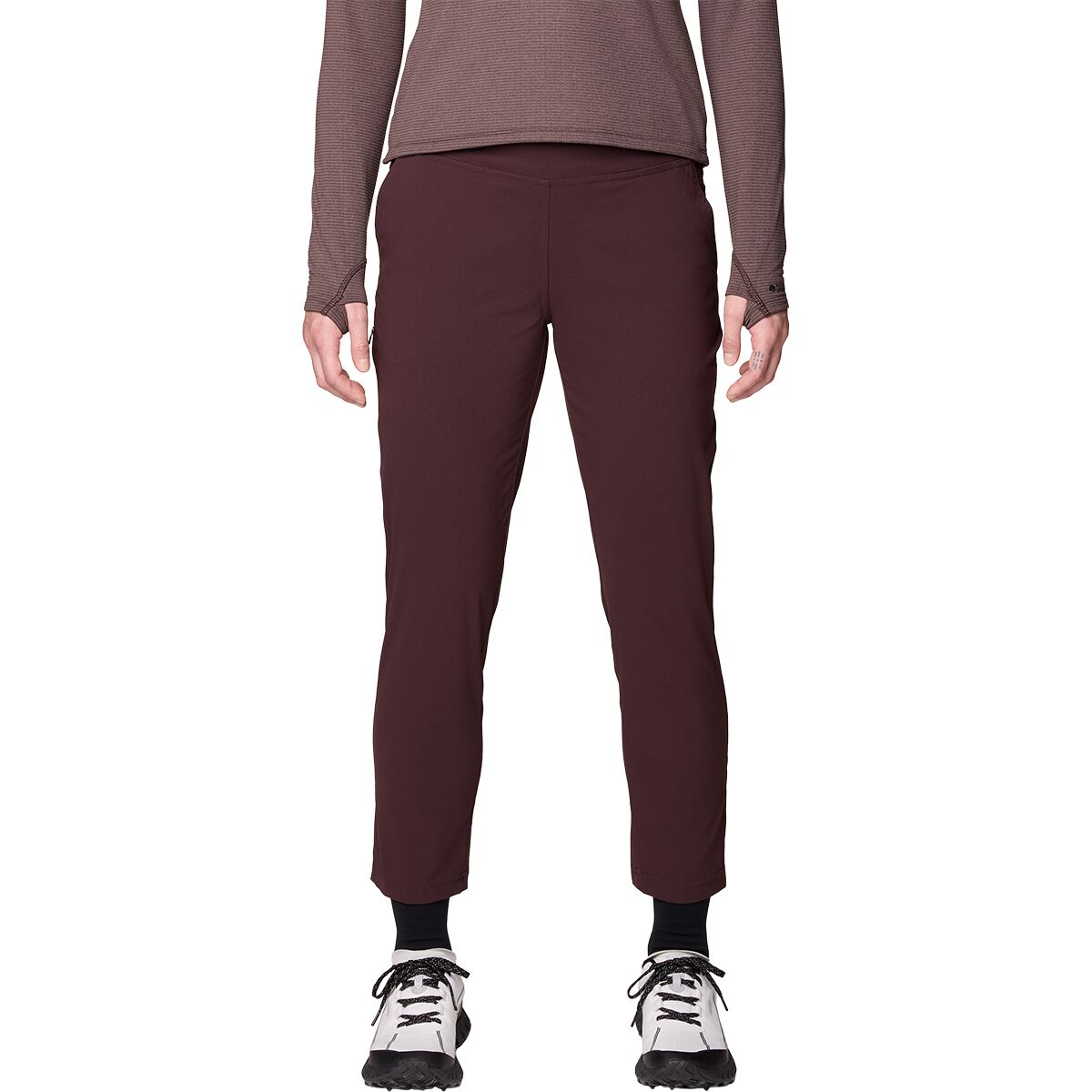 Image of Mountain Hardwear Dynama Ankle Pant - Women's Deep Mulberry, M/Reg