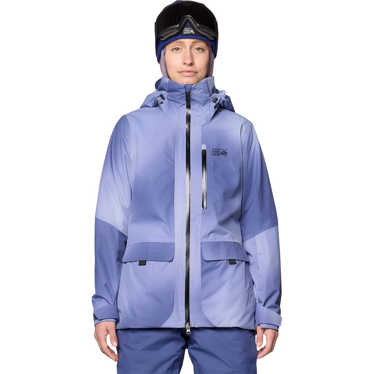Image of Mountain Hardwear Firefall Insulated Parka - Women's Lapis Dusk Ombre Print, L