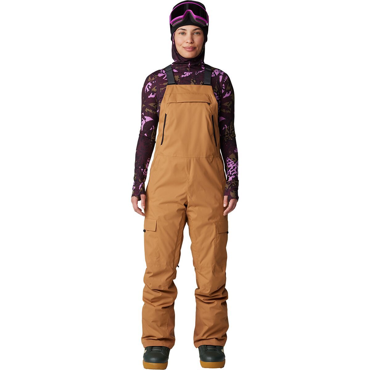 Mountain Hardwear Firefall Bib Pant - Women's Copper Clay, L/Reg