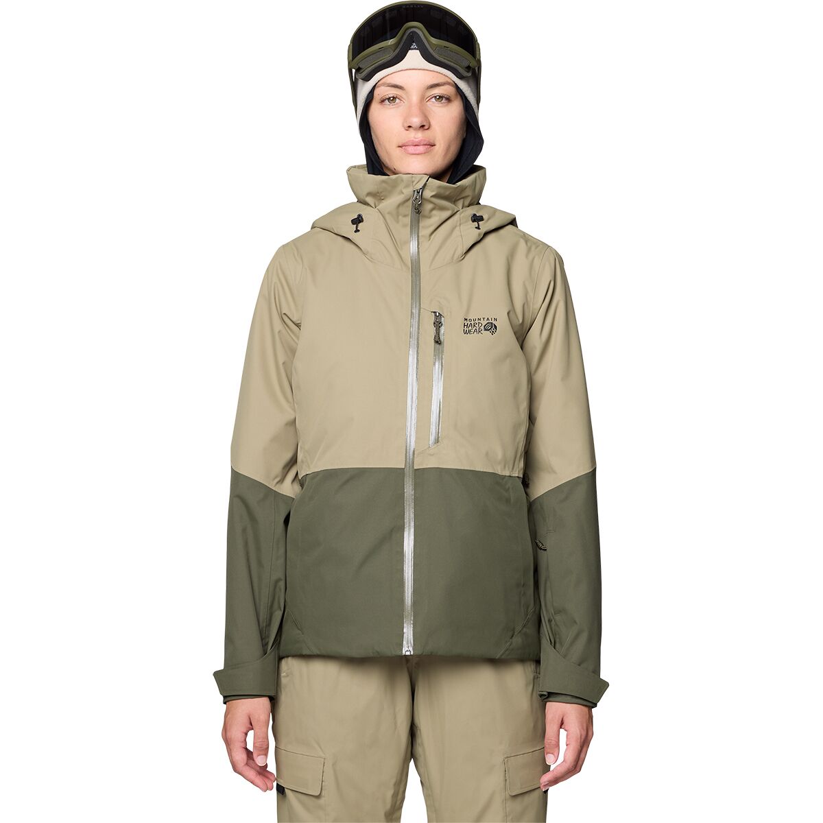 Image of Mountain Hardwear Firefall Jacket - Women's Landslide/Dark Pine, XS