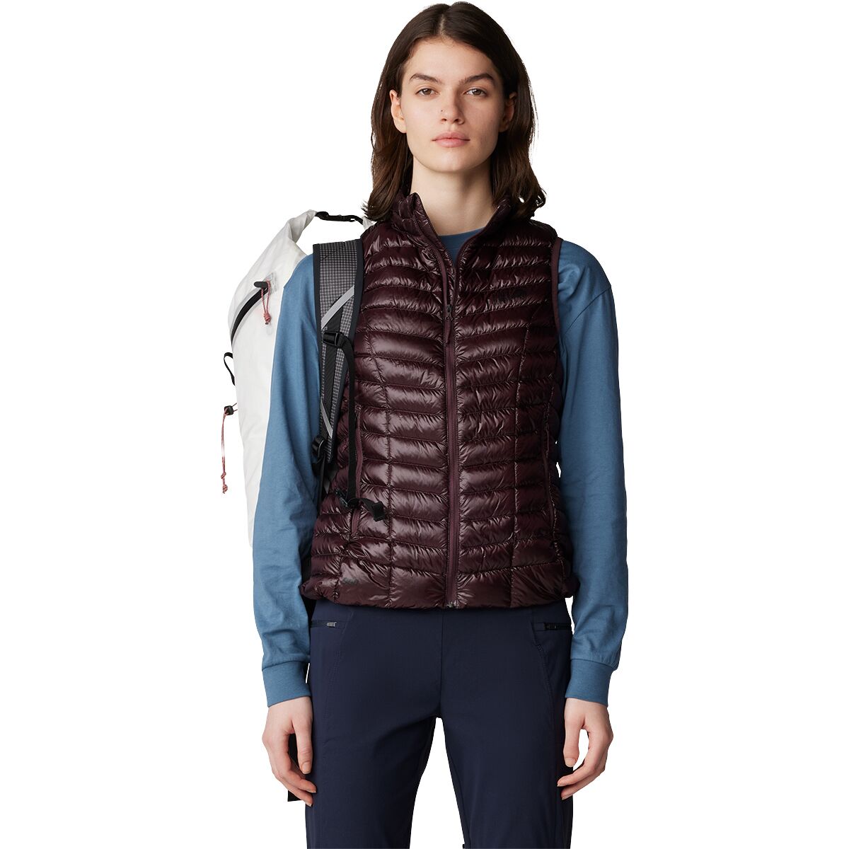 Image of Mountain Hardwear Ghost Whisperer Vest - Women's Blackberry, L