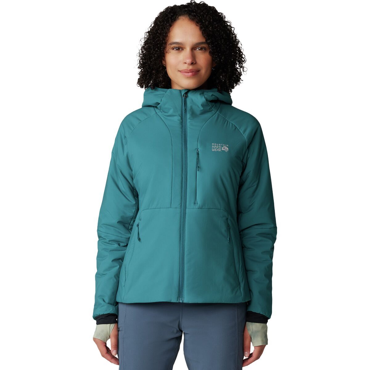 Image of Mountain Hardwear Kor Stasis Hoodie - Women's Jack Pine, XS