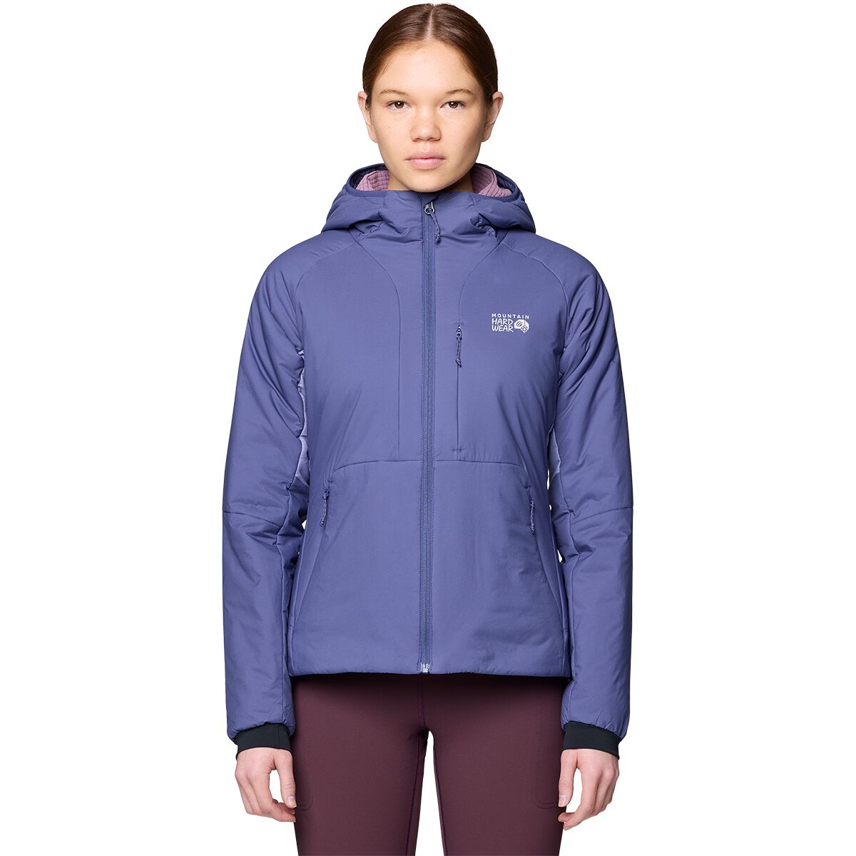 Image of Mountain Hardwear Kor Stasis Hoodie - Women's Lapis Dusk/Avid, XL