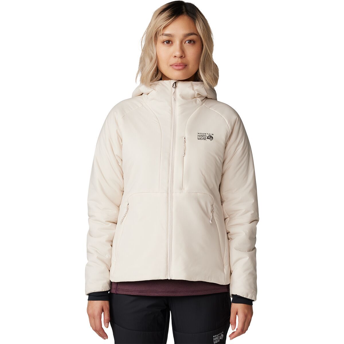 Image of Mountain Hardwear Kor Stasis Hoodie - Women's Talc, S