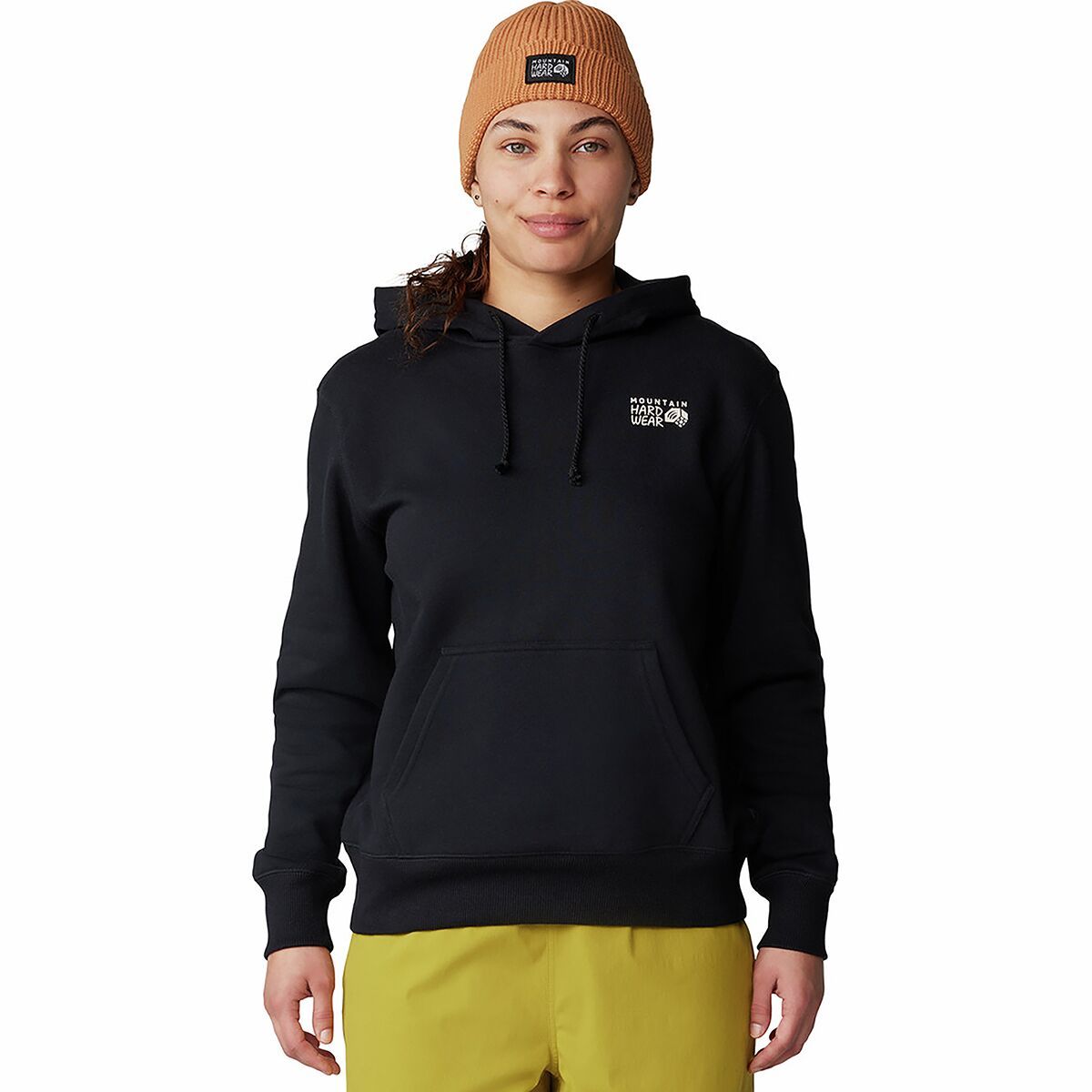 Image of Mountain Hardwear Logo Pullover Hoodie - Women's Black, XS