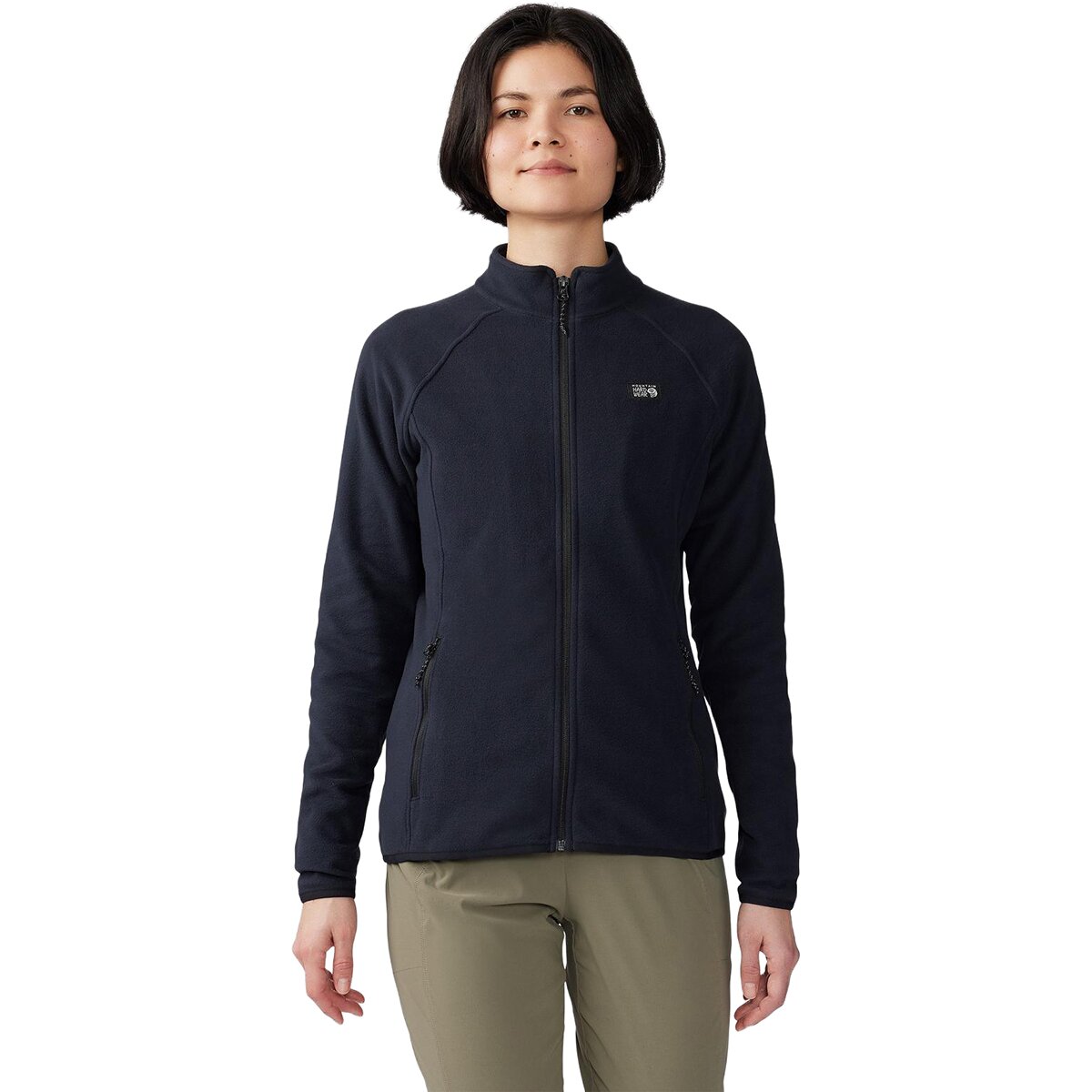 Image of Mountain Hardwear Microchill Full-Zip Jacket - Women's Black, S