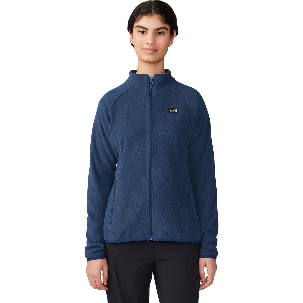 Image of Mountain Hardwear Microchill Full-Zip Jacket - Women's Outer Dark Heather, L