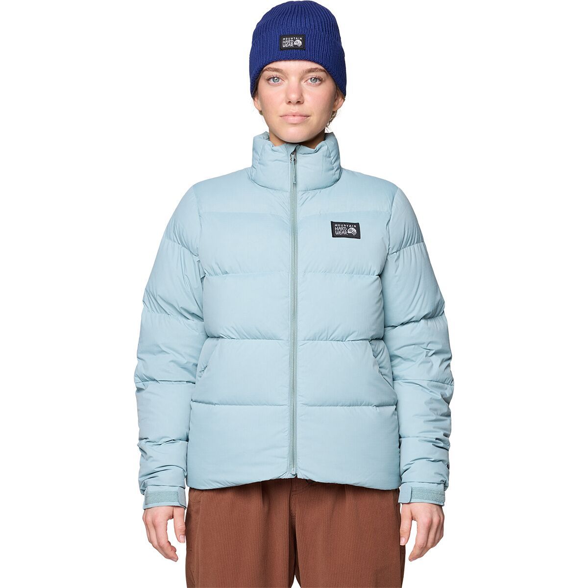 Image of Mountain Hardwear Nevadan Down Jacket - Women's Ice Shadow, M