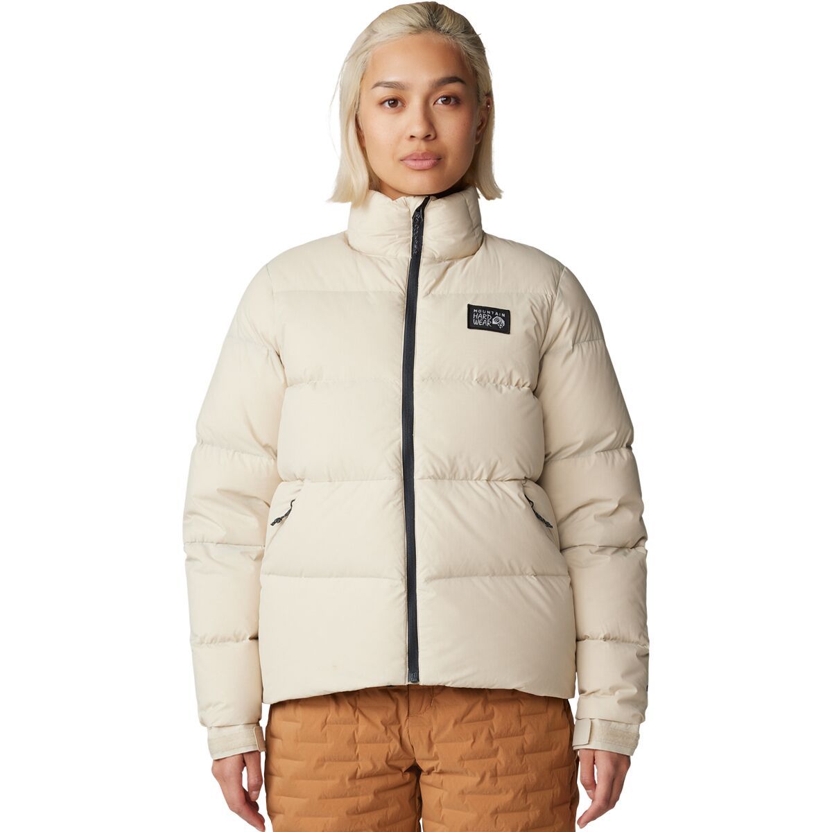 Image of Mountain Hardwear Nevadan Down Jacket - Women's Wild Oyster, L