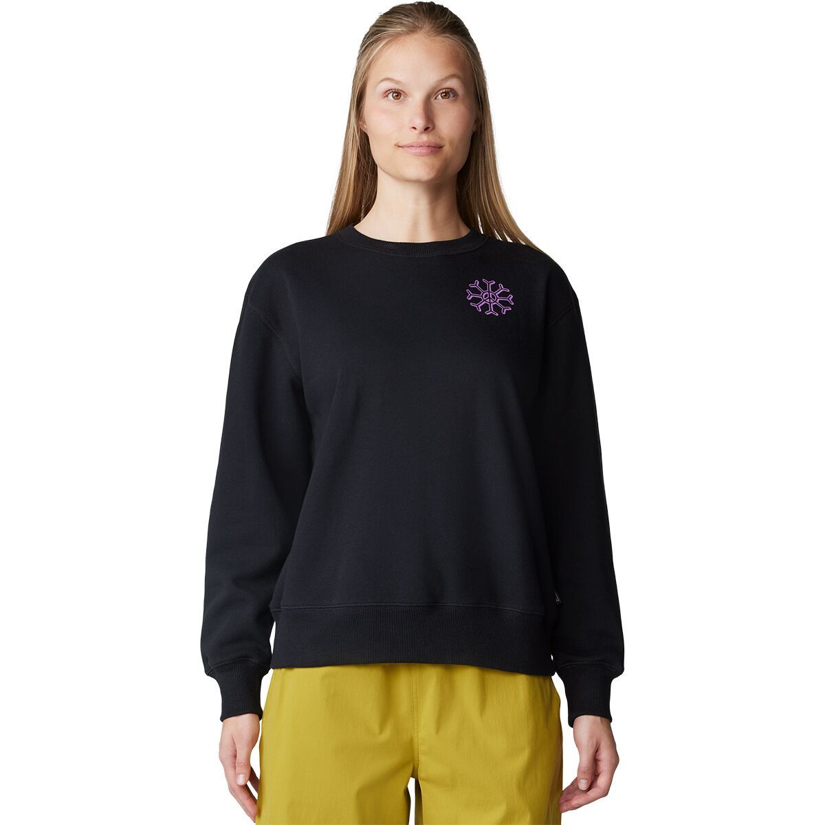 Image of Mountain Hardwear Peace Crew Sweatshirt - Women's Black, L