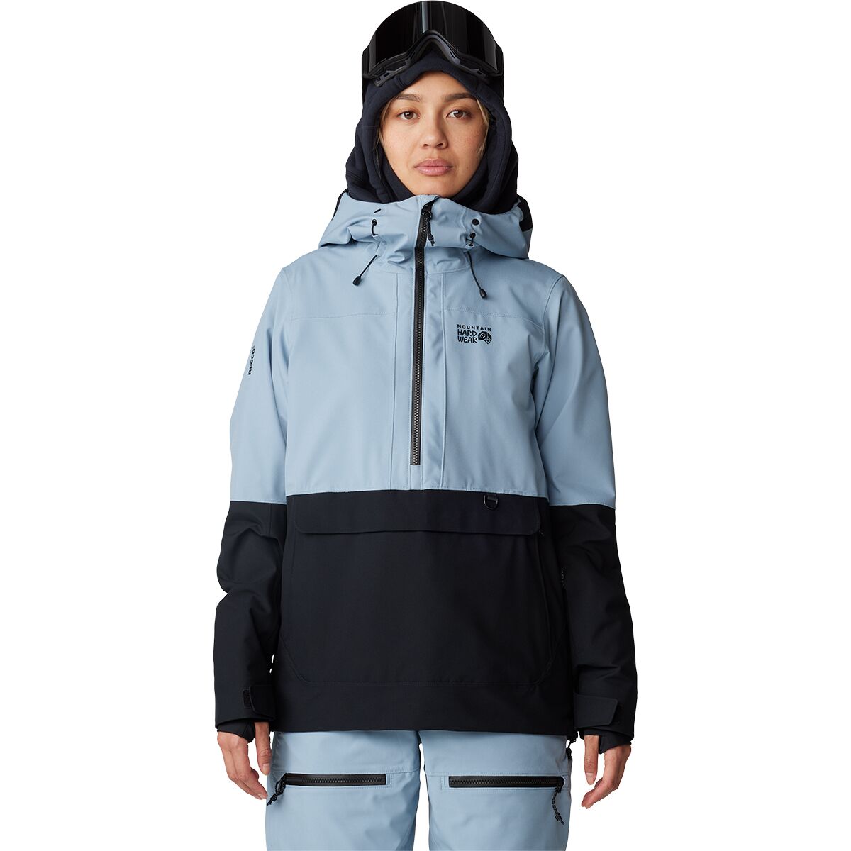 Image of Mountain Hardwear Powder Maven Anorak - Women's Element/Black, L