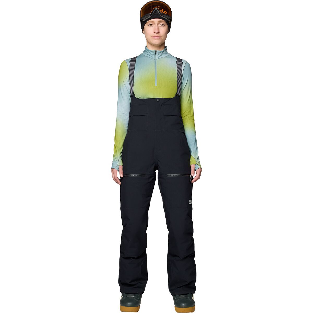 Image of Mountain Hardwear Powder Maven Bib - Women's Black, XL/Reg