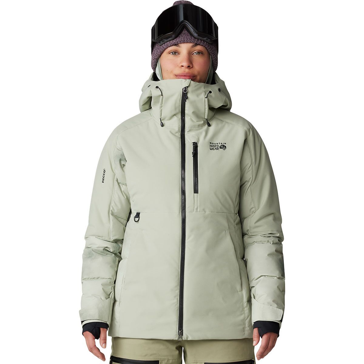 Mountain Hardwear Powder Maven Down Jacket - Women's White Sage, XL