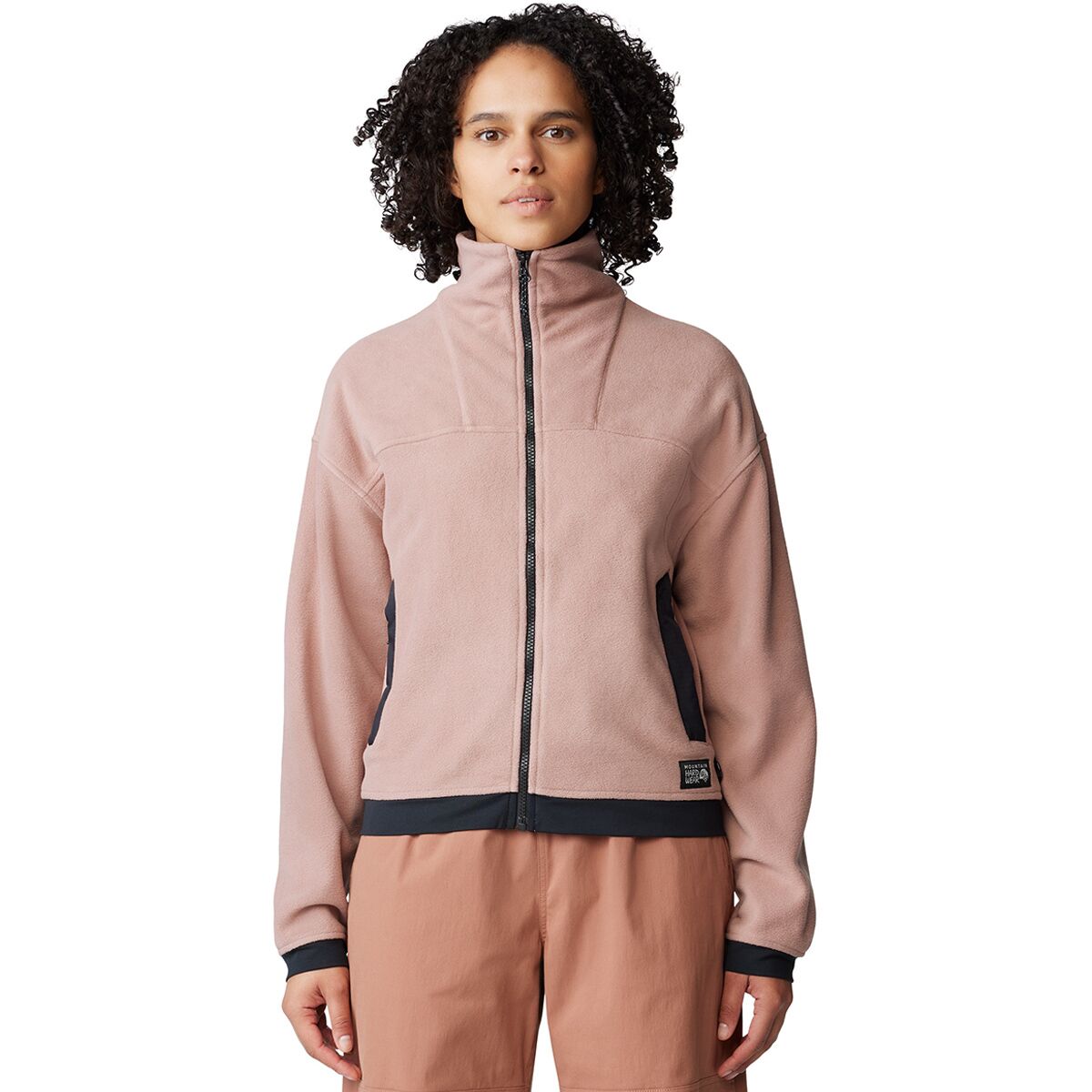 Image of Mountain Hardwear Powder Maven Fleece Full-Zip Jacket - Women's Smokey Quartz, S