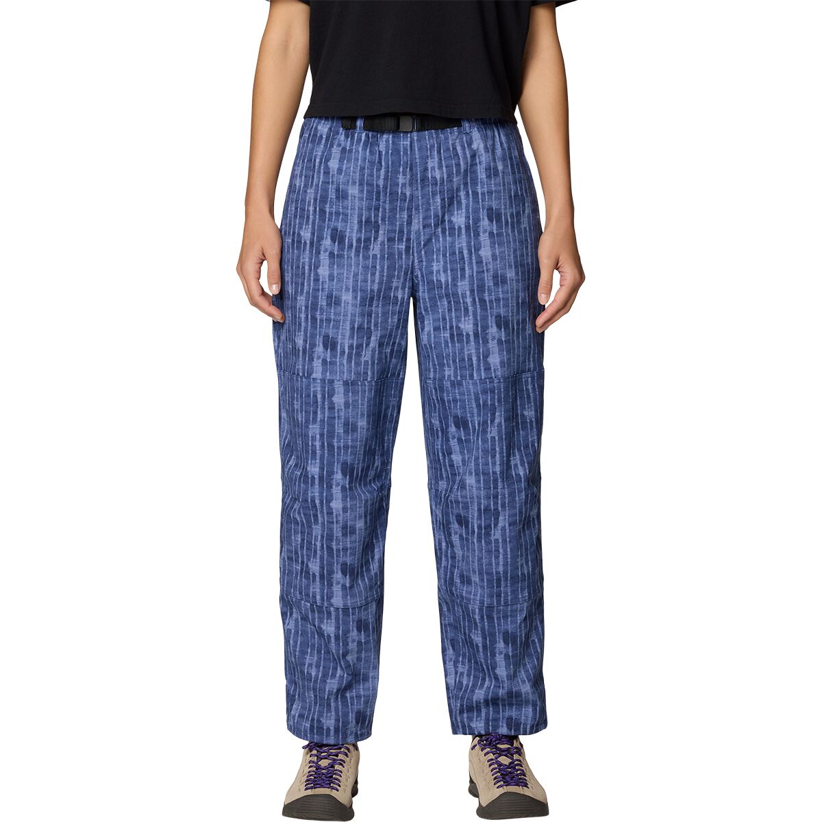 Image of Mountain Hardwear Rockrydge Pant - Women's Best Coast Blue Gingham Dye, M/Reg