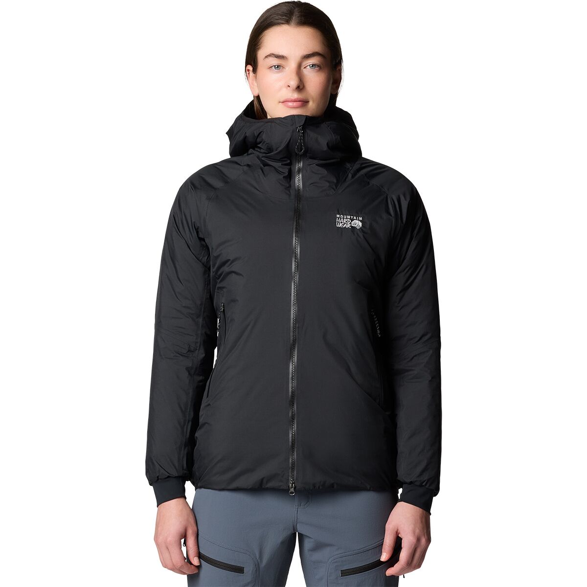 Image of Mountain Hardwear Storm Whisperer Insulated Jacket - Women's Black, M