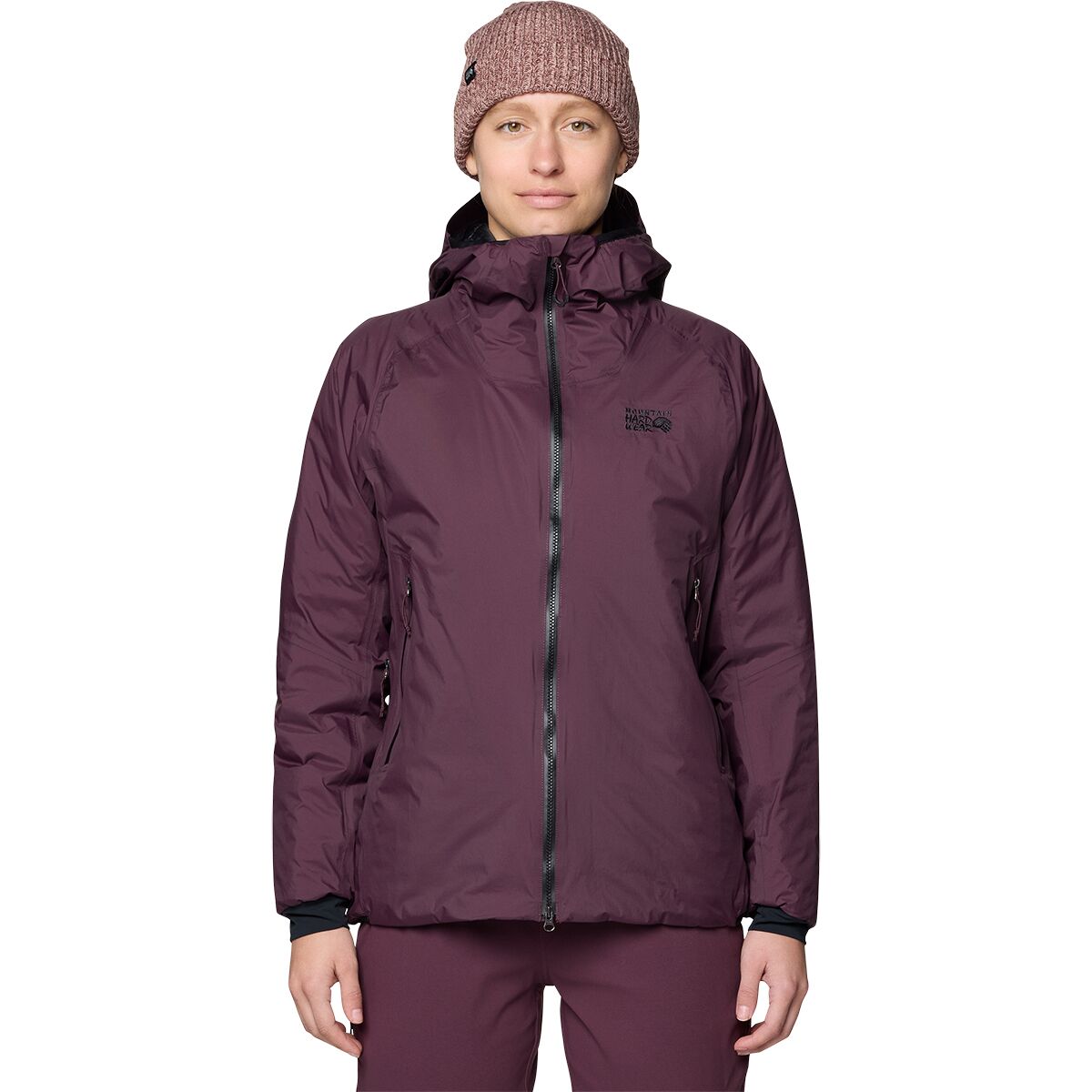 Image of Mountain Hardwear Storm Whisperer Insulated Jacket - Women's Blackberry, M
