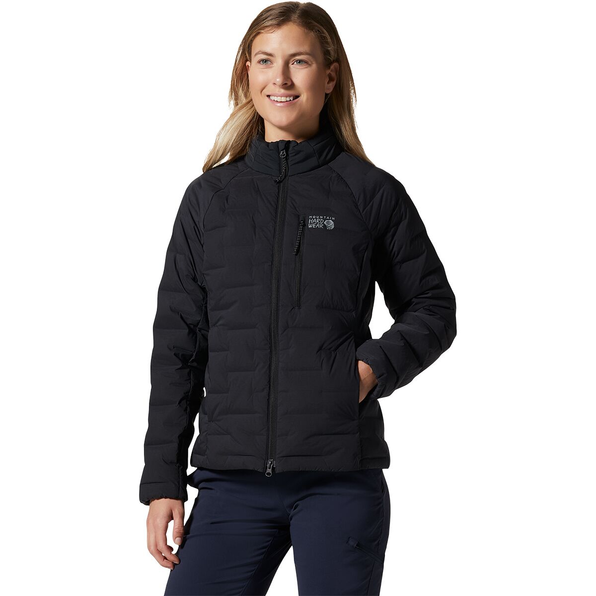 Image of Mountain Hardwear Stretchdown Jacket - Women's Black, L