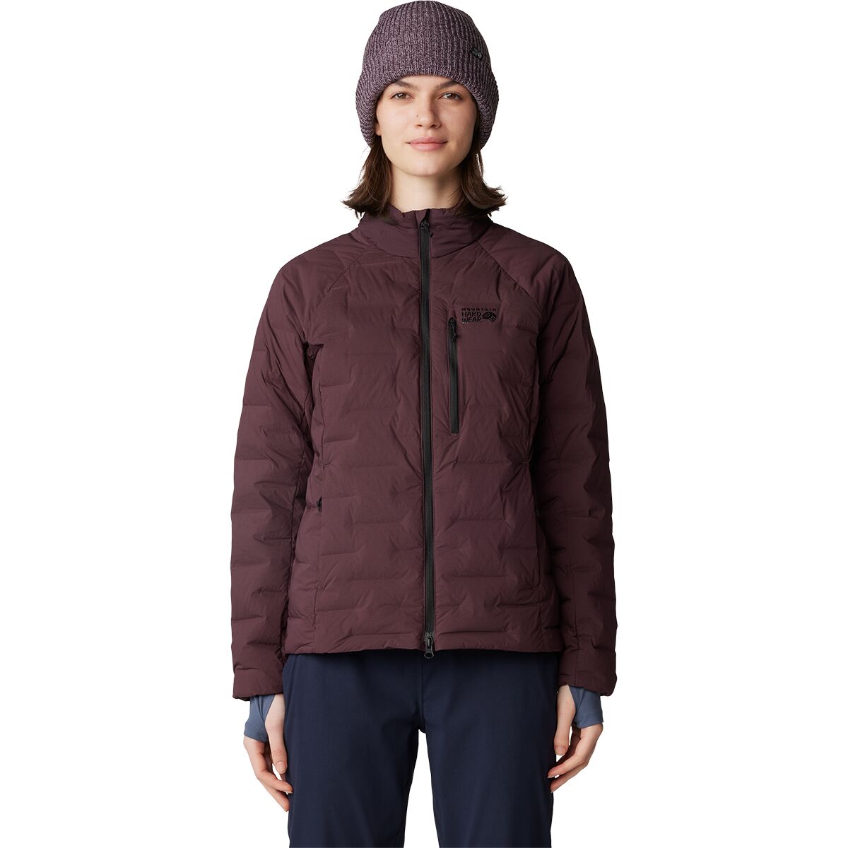 Image of Mountain Hardwear Stretchdown Jacket - Women's Blackberry, M