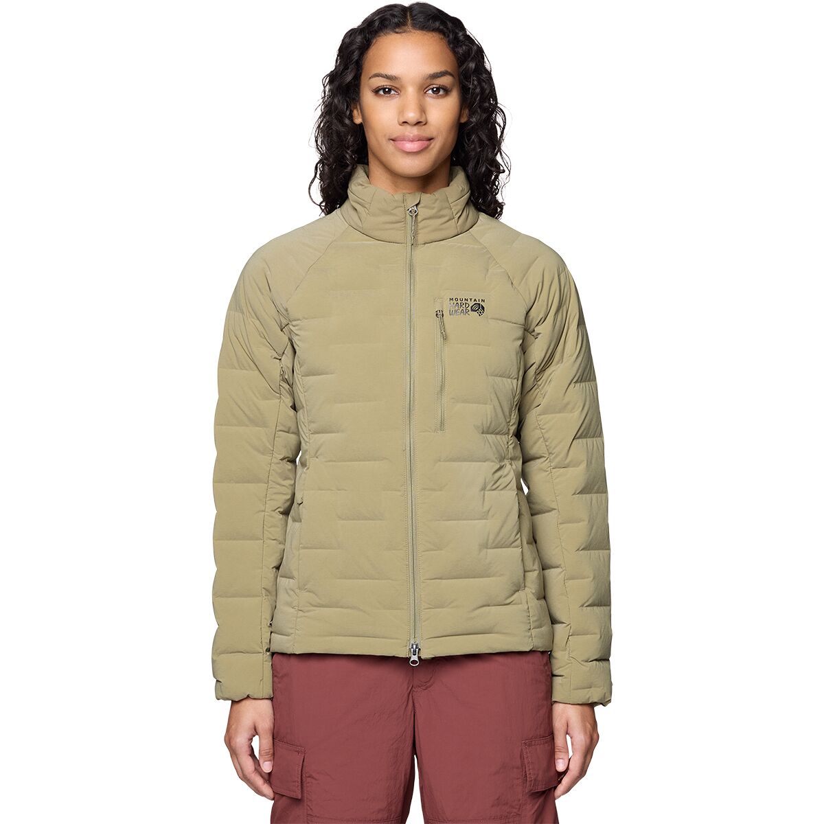 Image of Mountain Hardwear Stretchdown Jacket - Women's Landslide Heather, L