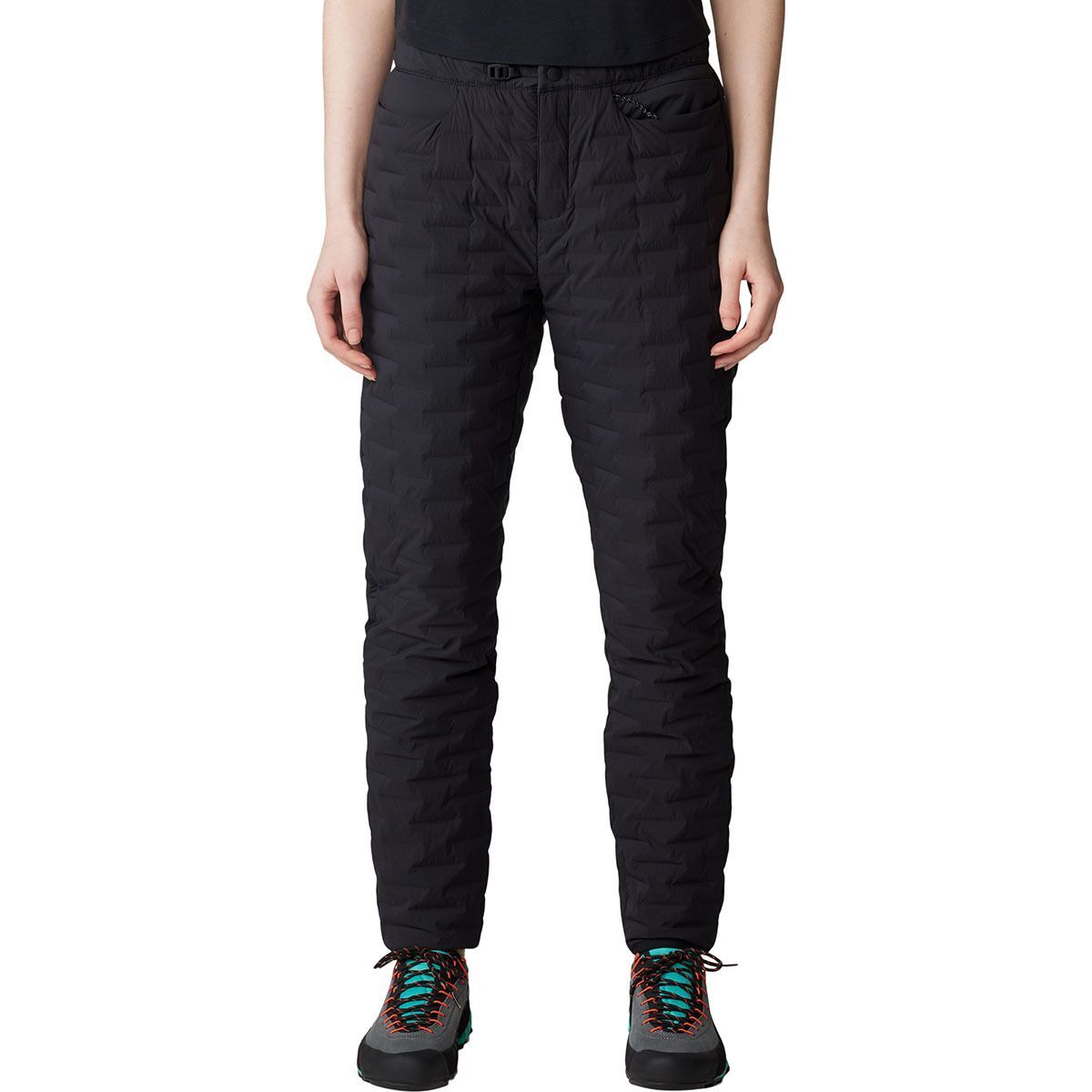 Image of Mountain Hardwear Stretchdown Light Pant - Women's Black, XL/Short