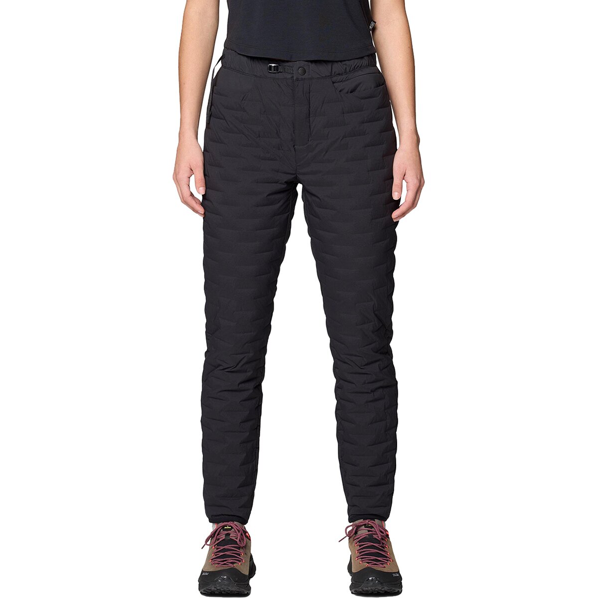 Image of Mountain Hardwear Stretchdown Light Pant - Women's Black, XL/Short