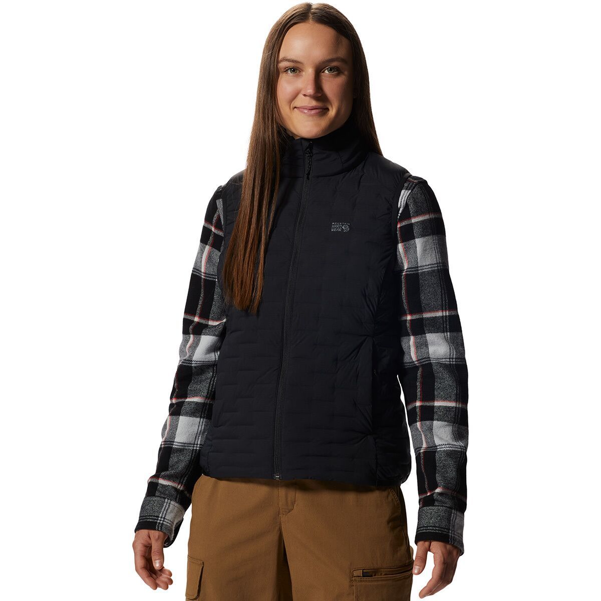 Mountain Hardwear Stretchdown Light Vest - Women's Black, L
