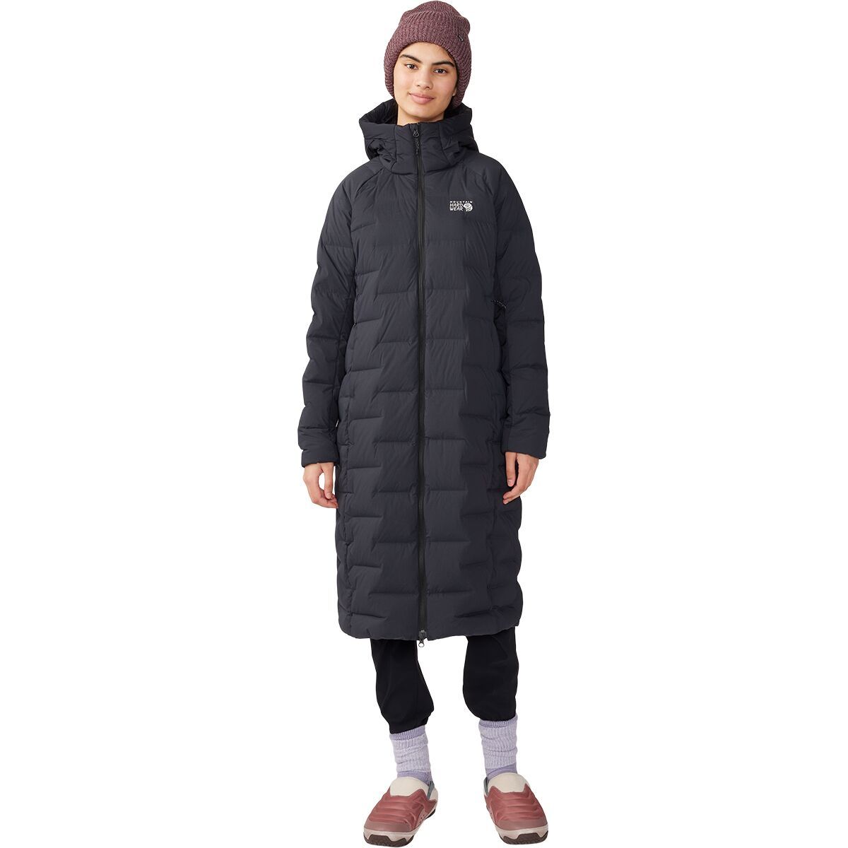 Image of Mountain Hardwear Stretchdown Long Parka - Women's Black, M