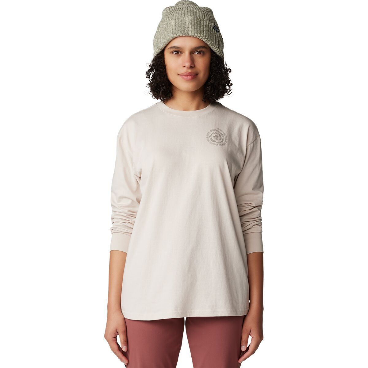 売れ筋商品|||マウンテンハードウェア カットソー トップス レディース Type Swirl Boxy Long-Sleeve Shirt - Women's Sediment Mountain Hardwear Type Swirl Boxy Long-Sleeve Shirt
