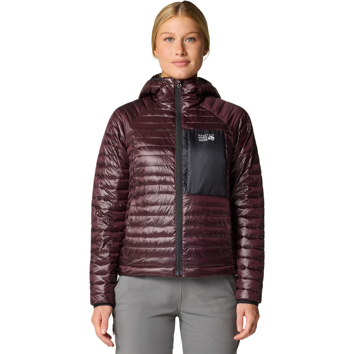 Image of Mountain Hardwear Ventano Hoodie - Women's Blackberry/Black, XL