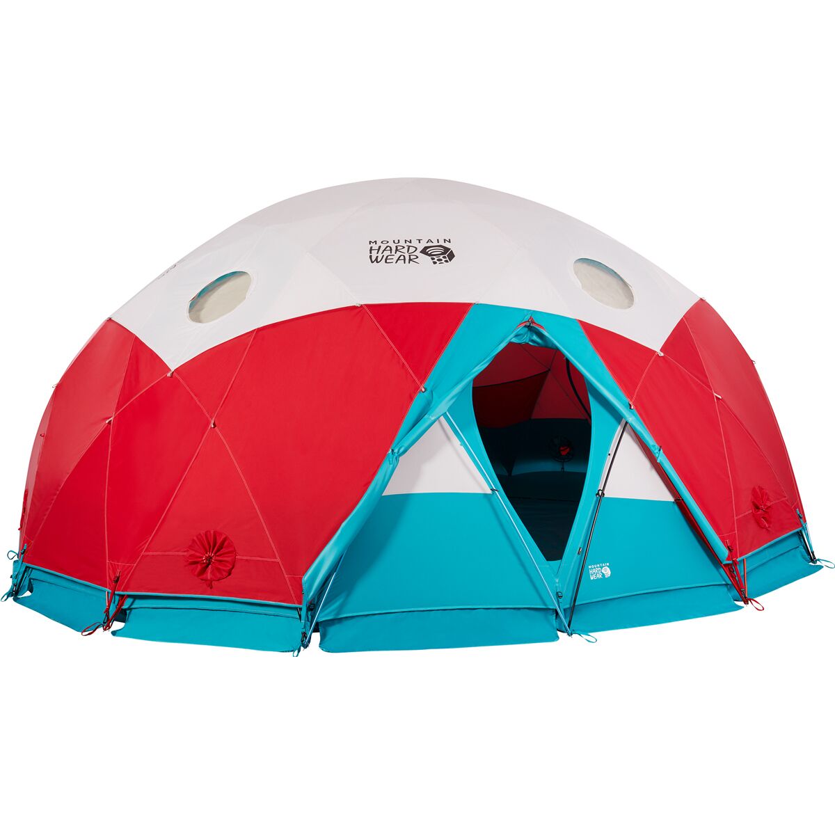 Mountain Hardwear Mountain Hardwear Space Station Tent: 15-Person 4-Season Alpine Red, One Size