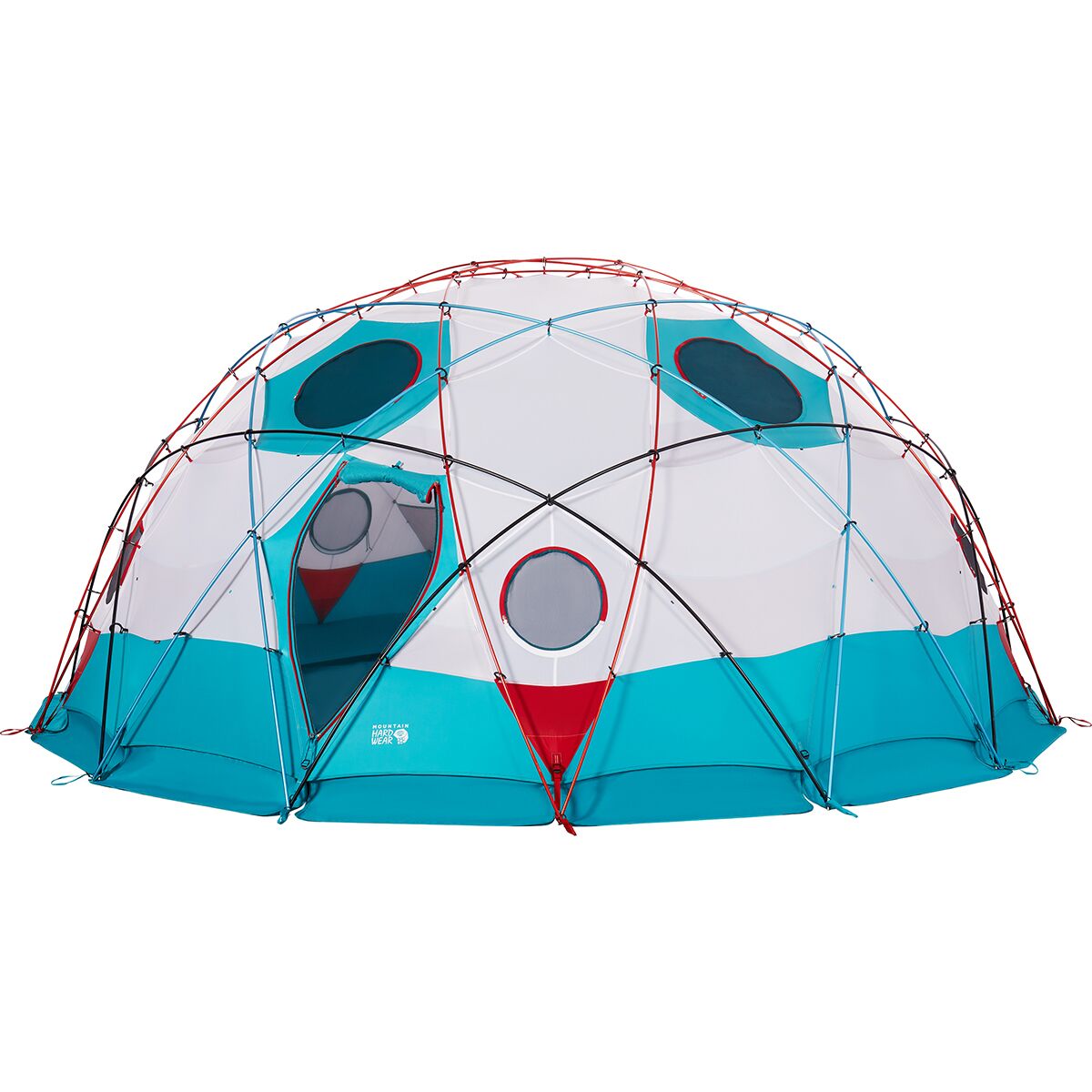Image of Mountain Hardwear Stronghold Tent: 10-Person 4-Season Alpine Red, One Size