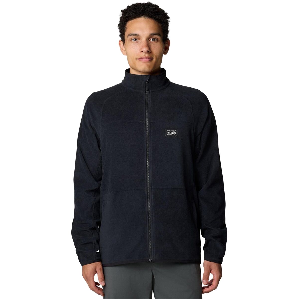Image of Mountain Hardwear Oakoram Fleece Full-Zip Jacket - Men's Black, XL