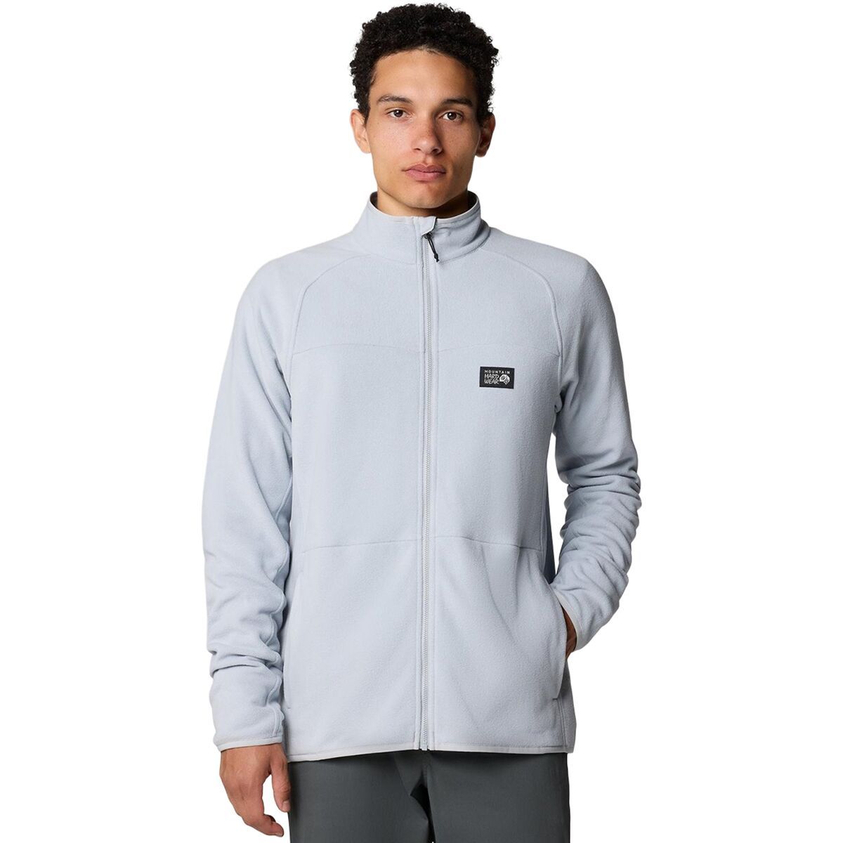 Image of Mountain Hardwear Oakoram Fleece Full-Zip Jacket - Men's Glacial, XL