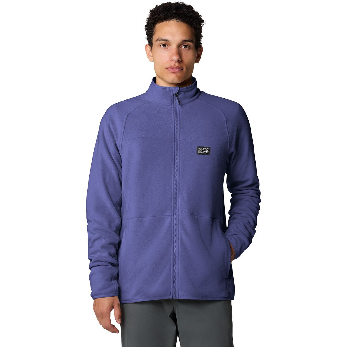 Image of Mountain Hardwear Oakoram Fleece Full-Zip Jacket - Men's Lapis Dusk, XL