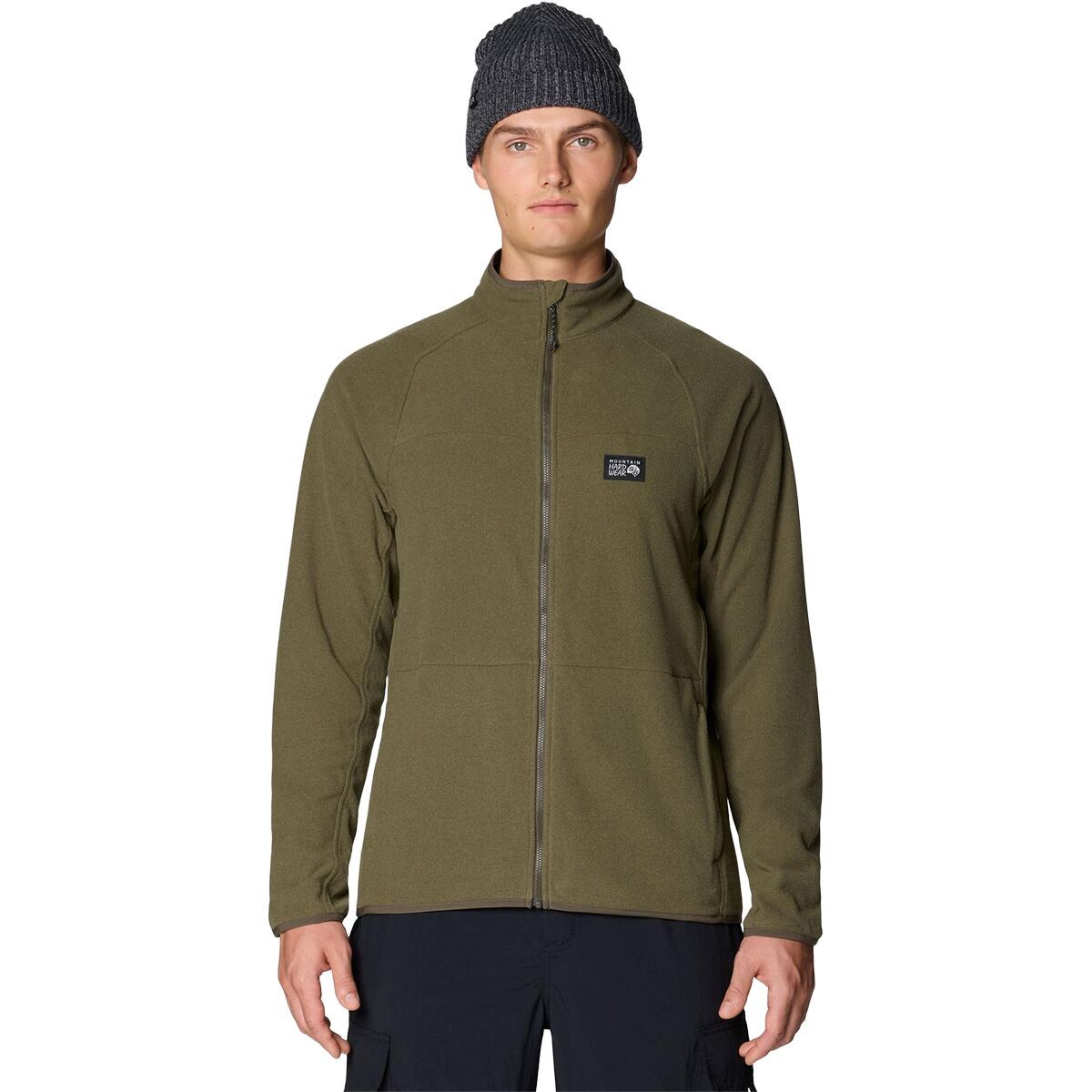 Image of Mountain Hardwear Oakoram Fleece Full-Zip Jacket - Men's Ridgeline Heather, S