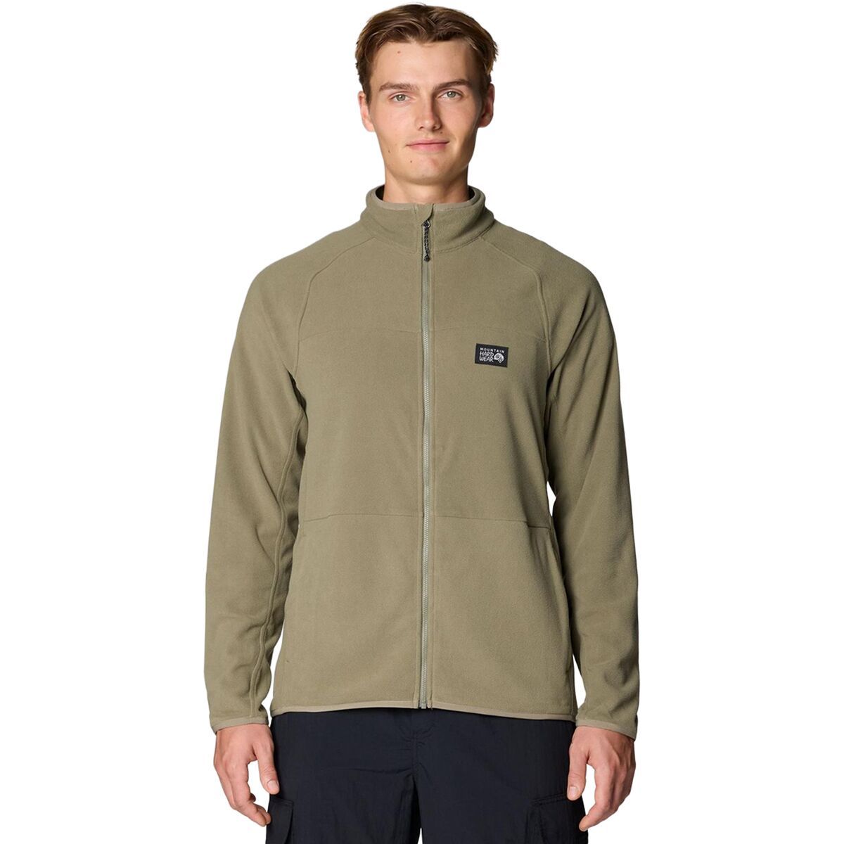 Image of Mountain Hardwear Oakoram Fleece Full-Zip Jacket - Men's Stone Green, S