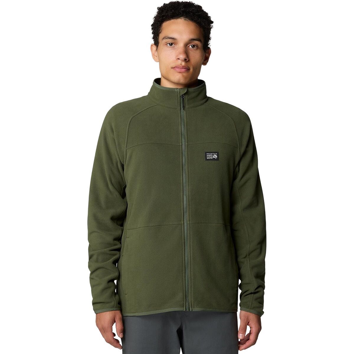 Image of Mountain Hardwear Oakoram Fleece Full-Zip Jacket - Men's Surplus Green, XL