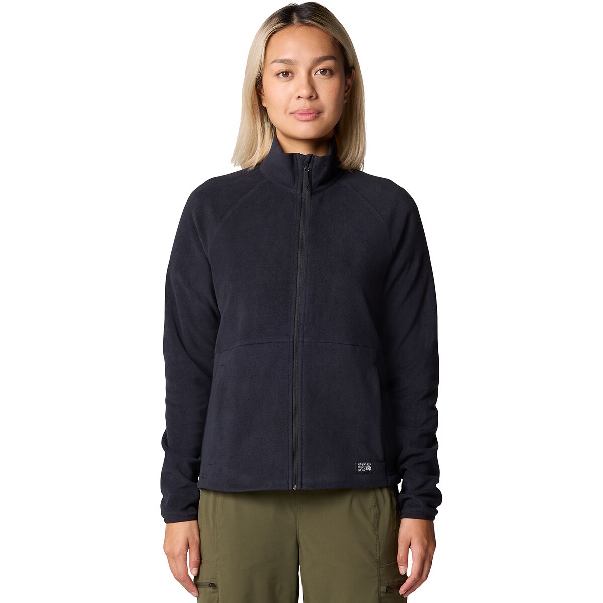 Image of Mountain Hardwear Oakoram Fleece Full-Zip Jacket - Women's Black, M
