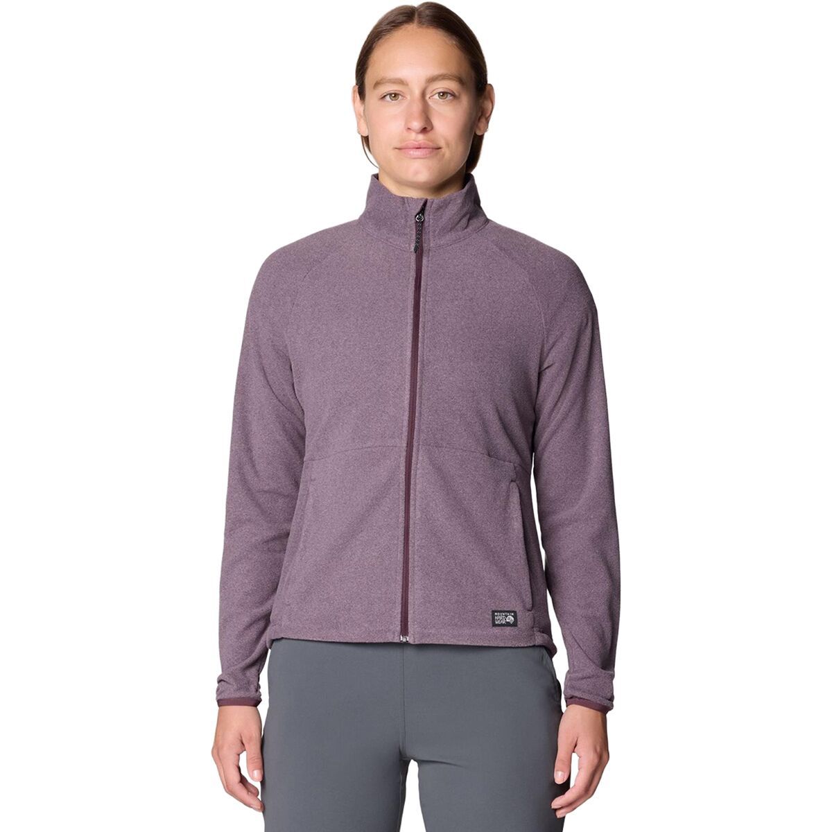 Image of Mountain Hardwear Oakoram Fleece Full-Zip Jacket - Women's Blackberry Heather, M