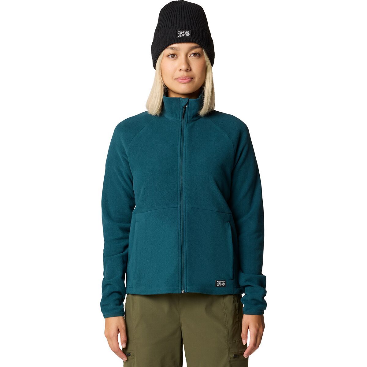 Image of Mountain Hardwear Oakoram Fleece Full-Zip Jacket - Women's Dark Marsh, XL